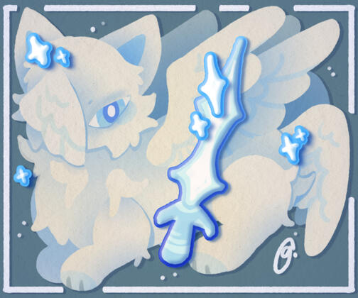 angel cat papercraft